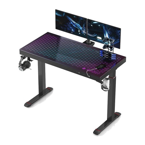 Gaming Γραφείο - Eureka Ergonomic ERK-G47-V1-EU 120x60x75-122εκ c446655