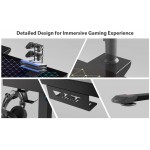 Gaming Γραφείο - Eureka Ergonomic ERK-G47-V1-EU 120x60x75-122εκ c446655