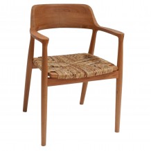 ΠΟΛΥΘΡΟΝΑ ΑΠΟ ΞΥΛΟ ΤΕΑΚ ΚΑΙ ΚΑΘΙΣΜΑ ΨΑΘΑ 58X56X75Yεκ HM9335 c447933