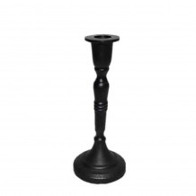 TONKY ΚΗΡΟΠΗΓΙΟ ΜΕΤΑΛΛΟ ΜΑΥΡΟ D8xH20cm c448263
