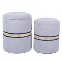 INART S 2 ΣΚΑΜΠΟ ΥΦΑΣΜΑΤΙΝΟ ΜΕ ΑΠΟΘΗΚΕΥΤΙΚΟ ΧΩΡΟ ΓΚΡΙ ΧΡΥΣΟ Φ36Χ44 c448339