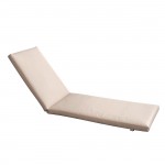 SUNLOUNGER Μαξιλάρι Ξαπλώστρας PVC Μπεζ με Φερμουάρ Velcro Foam Polyester c450015
