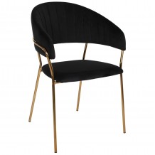 ΠΟΛΥΘΡΟΝΑΚΙ THEODORE HM8520 04 ΒΕΛΟΥΔΟ ΜΑΥΡΟ ΜΕ ΕΠΙΧΡΥΣΟ ΣΚΕΛΕΤΟ 55Χ50Χ82Υ εκ c450038