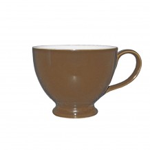 Σετ 6 κούπες πορσελάνης 400cc, καφέ c45014 Σετ 6 κούπες πορσελάνης 400cc, καφέ c45014