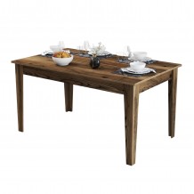 ΤΡΑΠΕΖΙ ΤΡΑΠΕΖΑΡΙΑΣ HM9507 04 ΜΕΛΑΜΙΝΗ ΚΑΡΥΔΙ ME ΑΠΟΘHK ΧΩΡΟ 145x88x75Yεκ c450164