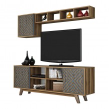 ΣΥΝΘΕΣΗ ΤΗΛΕΟΡΑΣΗΣ HM9516 02 ΜΕΛΑΜΙΝΗΣ ΣΕ ΚΑΡΥΔΙ ΜΕ ΜΠΛΕ 160x35x56 2Y εκ c450722