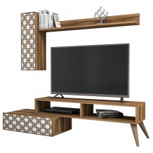 ΣΥΝΘΕΣΗ ΤΗΛΕΟΡΑΣΗΣ ΜΕΛΑΜΙΝΗ ΣΕ ΚΑΡΥΔΙ ΜΕ ΛΕΥΚΟ 150x37 2x37 8Υεκ HM9518 04 c450726