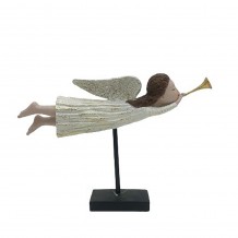 XMAS HANIEL ΑΓΓΕΛΟΣ ΜΕ ΦΤΕΡΑ ΛΕΥΚΟ ΜΠΕΖ 40x6xH28cm c450731 XMAS HANIEL ΑΓΓΕΛΟΣ ΜΕ ΦΤΕΡΑ ΛΕΥΚΟ ΜΠΕΖ 40x6xH28cm c450731