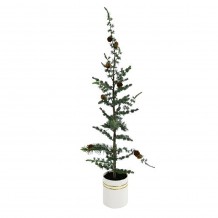 XMAS AZOBE ΔΕΝΤΡΟ ΣΕ ΓΛΑΣΤΡΑΚΙ ΠΡΑΣΙΝΟ ΛΕΥΚΟ D25xH86cm c450747 XMAS AZOBE ΔΕΝΤΡΟ ΣΕ ΓΛΑΣΤΡΑΚΙ ΠΡΑΣΙΝΟ ΛΕΥΚΟ D25xH86cm c450747