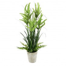 TARRIETA ΤΕΧΝΗΤΟ ΦΥΤΟ ΣΕ ΚΑΣΠΩ ΠΡΑΣΙΝΟ ΜΠΕΖ 28x25xH74cm c450752