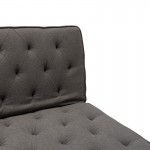 Καναπές - κρεβάτι Marco pakoworld 3θέσιος με γκρι ύφασμα 180x80x80εκ c451888