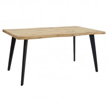 Τραπέζι Velto pakoworld MDF sonoma 160x90x76εκ c451982 Τραπέζι Velto pakoworld MDF sonoma 160x90x76εκ c451982