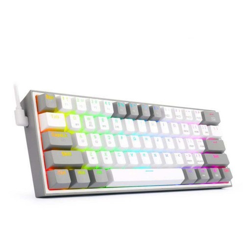 Gaming πληκτρολόγιο Redragon K616-RGB Fizz Pro White Grey c452875