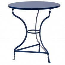 Τραπέζι Noah pakoworld μεταλλικό μπλε Φ70x72εκ c453006