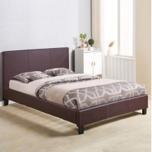 ΚΡΕΒΑΤΙ BECCA 150x200 εκ  ΜΕ PU ΚΑΦΕ HM553 02 c455705