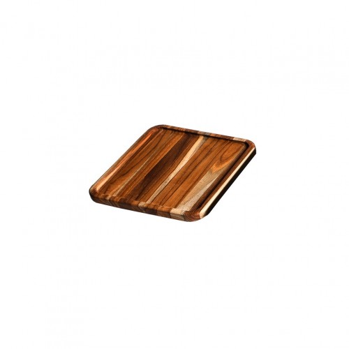 Σανίδα Σερβιρίσματος από ξύλο τικ Τετράγωνη 20x20xΥ1 5cm TeakHaus c455749