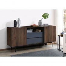 GROOVES ΜΠΟΥΦΕΣ 2ΠΟΡΤΕΣ 2ΣΥΡΤΑΡΙΑ WOTAN OAK ΓΚΡΙ 180x41 5xH80cm c455795 GROOVES ΜΠΟΥΦΕΣ 2ΠΟΡΤΕΣ 2ΣΥΡΤΑΡΙΑ WOTAN OAK ΓΚΡΙ 180x41 5xH80cm c455795
