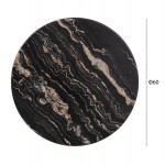 ΕΠΙΦΑΝΕΙΑ ΤΡΑΠΕΖΙΟΥ ΣΤΡΟΓΓΥΛΗ 5787 WERZALIT Φ60 BLACK GOLD MARBLE HM5227 15 c455906