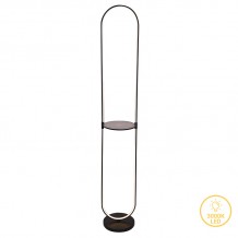 Φωτιστικό δαπέδου Reflect pakoworld LED μαύρο Φ26x165εκ c456399