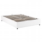 Κρεβάτι διπλό Circe pakoworld PU λευκό με αποθηκευτικό χώρο 150x200εκ c456449