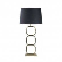 NELIO ORO ΦΩΤΙΣΤΙΚΟ ΕΠΙΤΡΑΠΕΖΙΟ ΣΙΔΕΡΟ ΧΡΥΣΟ ΜΑΥΡΟ H83cm c457219