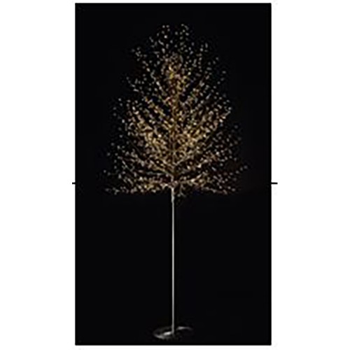 XMAS GLOW FLARE 180 LED ΔΕΝΤΡΟ ΘΕΡΜΟ ΦΩΣ COPPER PVC ΜΑΥΡΟ D40xH180cm c457379