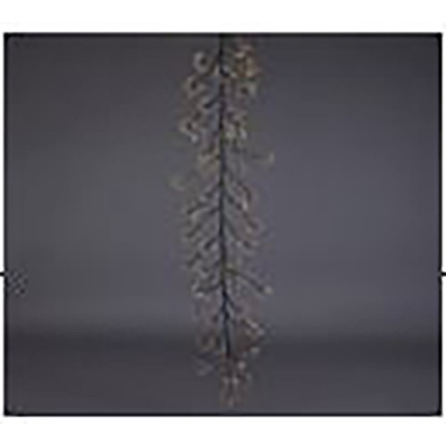 XMAS GLOW LED ΓΙΡΛΑΝΤΑ ΘΕΡΜΟ ΦΩΣ COPPER PVC ΜΑΥΡΟ 120cm c457380