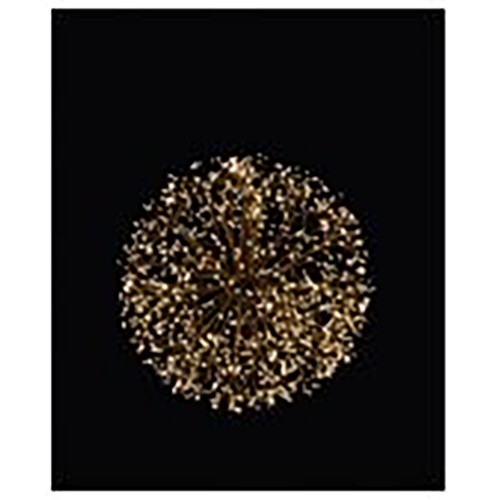 XMAS GLOW BALL 50 LED ΜΠΑΛΑ ΘΕΡΜΟ ΦΩΣ COPPER PVC D50cm c457382