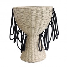 INART ΣΕΤ 2 ΚΑΛΑΘΙ ΨΑΘΙΝΟ NATURAL ΜΑΥΡΟ Φ35Χ48 c457414