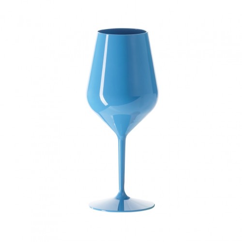 Πλαστικό ποτήρι κολωνάτο TRITAN πισίνας 47cl μπλε - Σετ 12 c457733