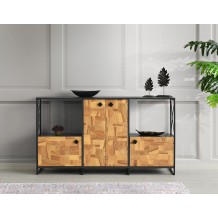 Μπουφέ Masa ανθρακί χρώμα μελαμίνη 180x41x90cm c457972 Μπουφέ Masa ανθρακί χρώμα μελαμίνη 180x41x90cm c457972