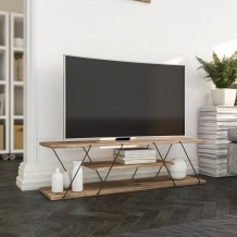 Έπιπλο tv Best μαύρο καρυδί χρώμα μελαμίνη 120x30x33cm c458258 Έπιπλο tv Best μαύρο καρυδί χρώμα μελαμίνη 120x30x33cm c458258