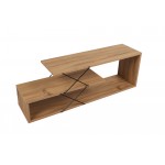 Έπιπλο tv Zano oak χρώμα μελαμίνη 120x30x40cm c458270