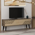 Έπιπλο tv Toro καρυδί Sapphire Oak χρώμα μελαμίνη 120x45 2x29 6cm c458274