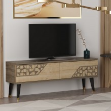 Έπιπλο tv Toro καρυδί Sapphire Oak χρώμα μελαμίνη 120x45 2x29 6cm c458274 Έπιπλο tv Toro καρυδί Sapphire Oak χρώμα μελαμίνη 120x45 2x29 6cm c458274