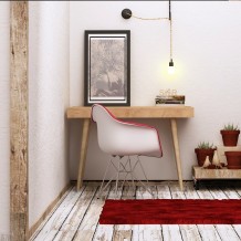 Γραφείο Penna oak χρώμα μελαμίνη 100x60x74cm c458281 Γραφείο Penna oak χρώμα μελαμίνη 100x60x74cm c458281