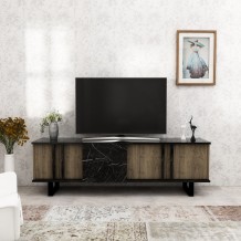 Έπιπλο tv Deco καρυδί χρώμα μελαμίνη 150x37 1x54 6cm c458310 Έπιπλο tv Deco καρυδί χρώμα μελαμίνη 150x37 1x54 6cm c458310