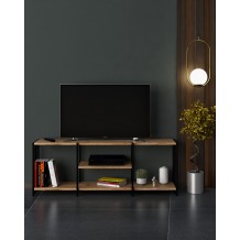 Έπιπλο tv Nina μαύρο χρώμα μέταλλο 124x26x46cm c458344 Έπιπλο tv Nina μαύρο χρώμα μέταλλο 124x26x46cm c458344
