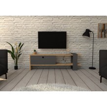 Έπιπλο tv Palmi ανθρακί oak χρώμα μελαμίνη 120x25x36 8cm c458347 Έπιπλο tv Palmi ανθρακί oak χρώμα μελαμίνη 120x25x36 8cm c458347