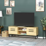 Έπιπλο tv Lira Sapphire Oak χρώμα μελαμίνη 120x29 6x48 2cm c458348