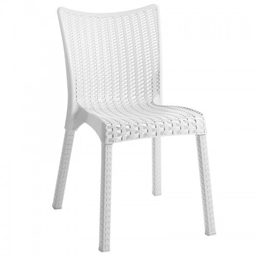 Καρέκλα Confident pakoworld PP λευκό c458443
