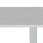 Τραπέζι Groovy pakoworld PP λευκό 80x80x74 5εκ c458449
