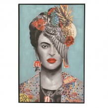 INART ΠΙΝΑΚΑΣ ΜΕ ΠΛΑΙΣΙΟ ΚΑΜΒΑΣ ΓΥΝΑΙΚΕΙΑ ΦΙΓΟΥΡΑ MULTICOLOR 80X4X120 c458929