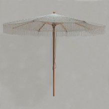 ΟΜΠΡΕΛΑ Ξύλινη Φ300cm Πλεκτό Μακραμέ Μπεζ c459139 ΟΜΠΡΕΛΑ Ξύλινη Φ300cm Πλεκτό Μακραμέ Μπεζ c459139