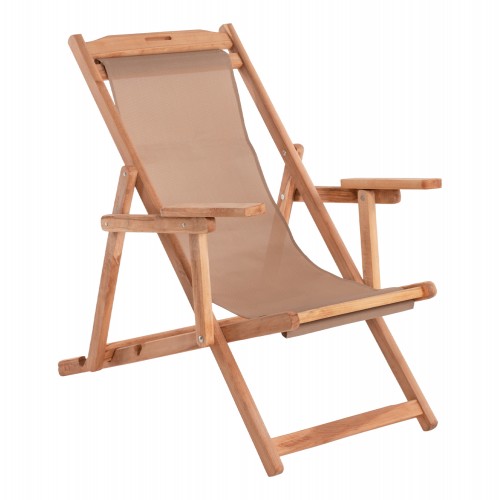 ΣΕΖΛΟΝΓΚ ΛΗΜΝΟΣ ΜΕ ΜΠΡΑΤΣΑ ΕΜΠΟΤΙΣΜΟΥ ΦΥΣΙΚΟ ΜΕ ΠΑΝΙ ΜΟΚΑ HM11877 62 5x97x105Υ εκ c459331