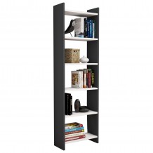 ΒΙΒΛΙΟΘΗΚΗ ΜΕΛΑΜΙΝΗΣ ΓΚΡΙ-ΛΕΥΚΟ HM9226 13 48 5x22x160Υ εκ c459377 ΒΙΒΛΙΟΘΗΚΗ ΜΕΛΑΜΙΝΗΣ ΓΚΡΙ-ΛΕΥΚΟ HM9226 13 48 5x22x160Υ εκ c459377