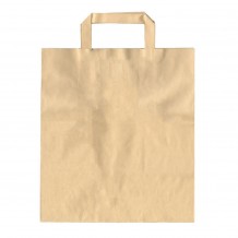 Χάρτινη Τσάντα Take-Away με χεράκι και πάτο χρώμα KRAFT 28x17x29cm - Σετ 250 c459883 Χάρτινη Τσάντα Take-Away με χεράκι και πάτο χρώμα KRAFT 28x17x29cm - Σετ 250 c459883