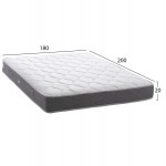 ΣΤΡΩΜΑ DREAMTOPIA ΣΕΙΡΑ LULLABY ALOE VERA HM655 180-200 BONNELL SPRING 180x200 εκ c460010
