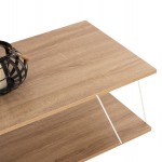 ΤΡΑΠΕΖΙ ΣΑΛΟΝΙΟΥ TARS HM8927 14 SONOMA ΜΕ ΛΕΥΚΕΣ ΜΕΤΑΛΛΙΚΕΣ ΒΕΡΓΕΣ 120Χ50Χ30Yεκ c460022