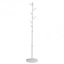 Καλόγερος ρούχων Marietta pakoworld μέταλλο λευκό Φ37x177εκ c460067